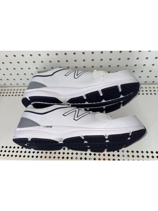 New Balance 411v2 Mens Athletic Walking Shoes Size 15 4E WIDE White Blue main image 4